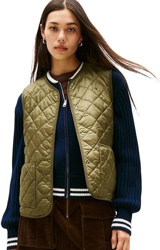 TOMMY HILFIGER - Bodywarmer - Olijfgroen