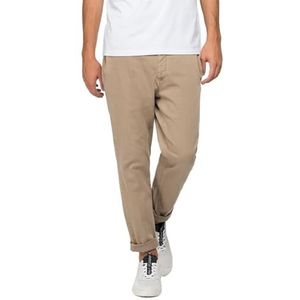 Replay M9722A Benni Hyperchino Color Xlite heren Jeans, Sand 020, 27W / 30L