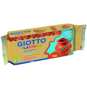 GIOTTO Plastiroc - Brood 1 kg zelfhardende terracotta boetseerklei