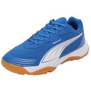 PUMA Unisex kinderen Solarflash II Jr Indoor Court Shoe, Puma Team Royal PUMA White, 35.5 EU