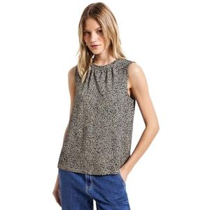 Street One - Bandjestop - Dierenprint - Viscosemix met Stretch