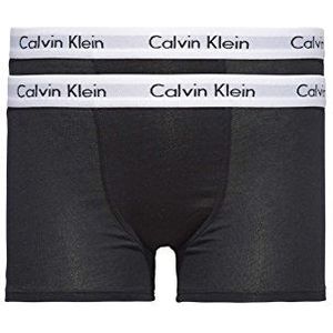 Calvin Klein Boxershorts voor jongens, set van 2 stuks, katoen, met stretch, zwart, 10-12 Jaar