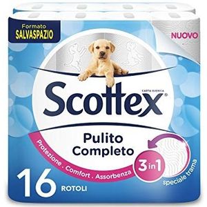 Scottex Schoon toiletpapier, 16 rollen Maxi