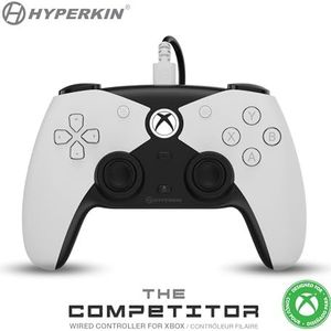 Hyperkin De concurrent bedrade controller voor Xbox Series X|S, Xbox One & PC - Officieel gelicentieerde Xbox, Hall Effect Joysticks & Impulse Triggers, Symmetrische lay-out, Precisie D-Pad, Terug