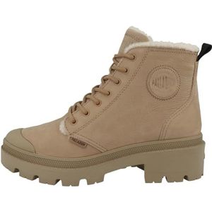 Palladium - PALLABASE NUBUCK ZIP WL - Veterboots - Oker - Nubuck Leer