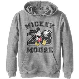 Disney Classic Mickey - Mickey Mouse Collegiate YTH Hoodie Heather grey 5/6