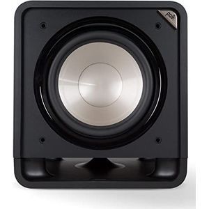 Polk Audio HTS 12 actieve subwoofer voor thuisbioscoop, geluidssystemen en muziek, 12 inch basbox, 400 watt, zwart