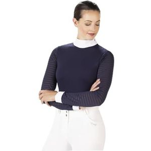 HKM Monaco Lange Mouw Wedstrijdshirt voor dames Wit M