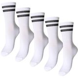 Pieces Pccally Socks 5 Pack Noos Bc, wit (bright white), Eén Maat