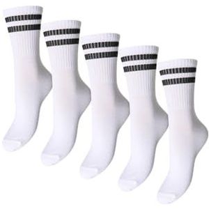 Pieces Pccally Socks 5 Pack Noos Bc, wit (bright white), Eén Maat