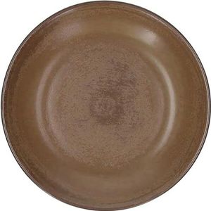 Tognana »Terracotta« borden plat bruin, ø: 160 mm, 6 stuks