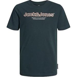JACK&JONES JUNIOR JORLAKEWOOD Branding Tee SS BF JNR, Magical Forest/Detail: jj Print, 140 cm