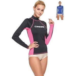 RASH GUARD LADY LONG SL BLACK/PINK XS/1 (36)