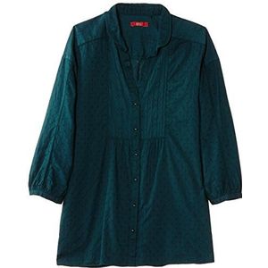 edc by ESPRIT dames regular fit blouse met 3/4 mouwen