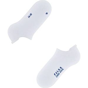 FALKE Uniseks-volwassene Korte sokken Cool Kick Sneaker U SN Functioneel material Kort eenkleurig 1 Paar, Wit (White 2000), 39-41