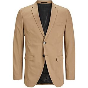 JACK & JONES Herencolbert JPRFRANCO Blazer NOOS, Petrified Oak/Pasvorm:SUPER Slim FIT, 52