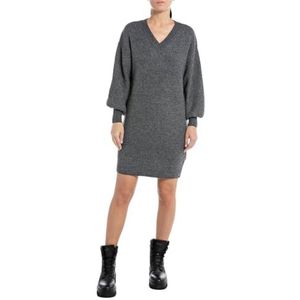 Replay Oversized damestrui, M10 donkergrijs gemêleerd., XS