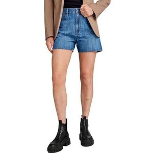 High Short raw Edge, Blauw (Faded Cliffside Blue D24382-d536-g326), 23W