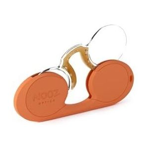 Nooz Optics Armloze Leesbril - Kleur Oranje Vergrotingssterkte +1.00 - Ovale Vorm - Vergrotende Lezers voor Mannen en Vrouwen - Originele Collectie