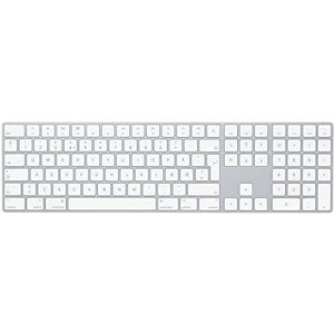 Apple Magic Keyboard met numeriek toetsenblok (Draadloos, oplaadbaar) - Noors - zilver