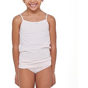 POMPEA Caraco Girl onderhemd voor meisjes en meisjes, Roze, 8-9 jaar