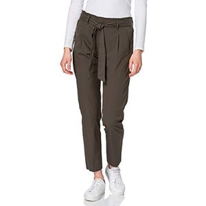 BRAX Dames Style Milla S katoenen chinobroek, dark green, 38W x 32L