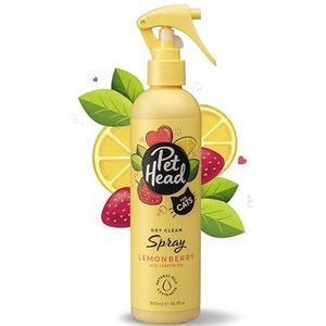 Pet head-kat-dry clean spray-lemonberry- waterloos-300 ml