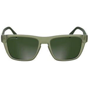 Lacoste - L6058S - Zonnebril - Matte Khaki - Solid Green Lens