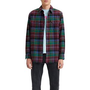 Levi's jackson worker heren, FERDINAND PLAID EVERGREEN, S