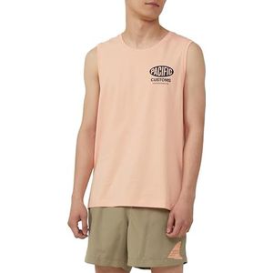 s.Oliver - Débardeur - Papaye - Coton - Met Afbeelding Voorzijde