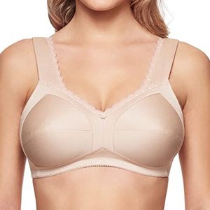 Susa Topsy Beha voor dames, beugelloze beha, cappuccino, 80A