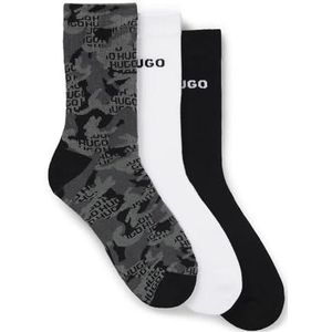 Hugo - Camo 10273418 01 - Crewsokken - 3 Paren - Camouflage Design