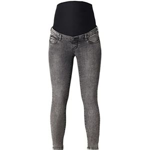 SUPERMOM Dames Jeans Over The Belly Skinny Grey, Grijs Denim - P328, 60