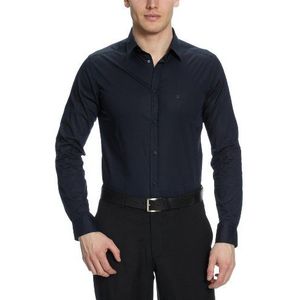 Calvin Klein ck heren businesshemd slim fit KMH310S5G00, blauw (793), 58 NL (3XL)