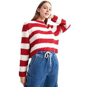 DeFacto Trui voor dames, rood, XXL
