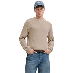 Jack & Jones - JJEDOVER KNIT CREW NECK - Gebreide Trui - Moonbeam