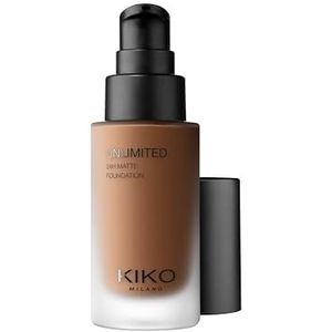 KIKO Milano Unlimited 24H Matte Foundation 9.5 NG, Langhoudende Matte Vloeibare Foundation Die Tot 24 Uur Lang Blijft Zitten