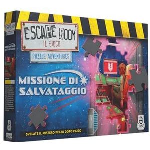 Cranio Creations - Escape Room puzzel, reddingsmissie, het derde hoofdstuk van de avontuurlijke puzzel van het merk Escape Room, editie in het Italiaans