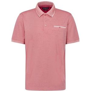 bugatti Poloshirt voor heren, borstzak, korte mouwen, moderne pasvorm, 950-rood, M