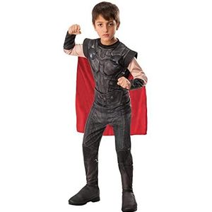 Rubie's Officieel kostuum Thor, Avengers Endgame, klassiek, kindermaat L, 8-10 jaar, lichaamslengte 147 cm