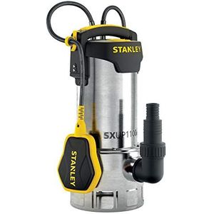 Stanley SXUP1100XDE dompelpomp voor vuil water (1100 W, debiet max. 16.500 l/u, opvoerhoogte max. 10,5 m),Meerkleurig