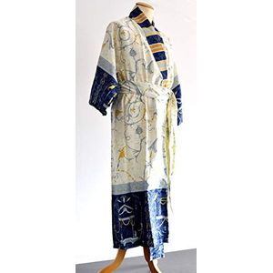 Bassetti OPLONTIS Kimono, katoen, blauw, 140 x 50 x 1 cm