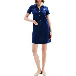 Caroll Linnen jurk voor dames, Estate Blue, 38