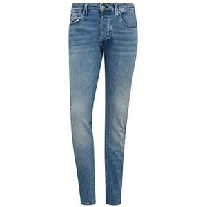Mavi Heren Yves Jeans, Mid Brushed Ultra Move, 26W x 40L