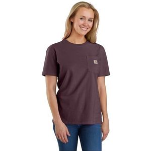 Carhartt Workwear Pocket Original Fit T-shirt Met Korte Mouwen Paars