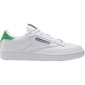 Reebok CLUB C 85 heren Sneaker Low top, WHITE/SPORT GREEN/BLUE SLATE, 40.5 EU