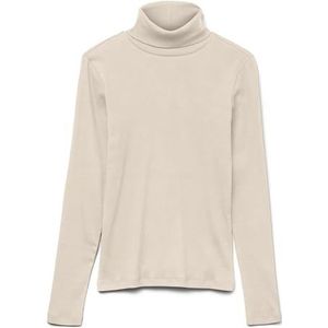 Vmchloe - T-shirt - Rolkraag - Lange Mouwen - Tight Fit