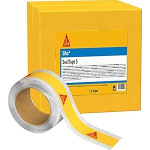 Sika Seal Tape S, elastische afdichtband voor rek- en vochtige richtingen, rol 1 x 5 m