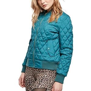 Urban Classics Damesjas Ladies Diamond Quilt Nylon Jacket met zakken van polyester, verkrijgbaar in 7 verschillende kleuren, maat XS tot 5XL, Jasper, 5XL