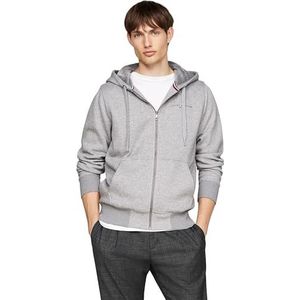 Sweatvest - Capuchon - Losse Pasvorm - Mélange - Zacht Aanvoelend